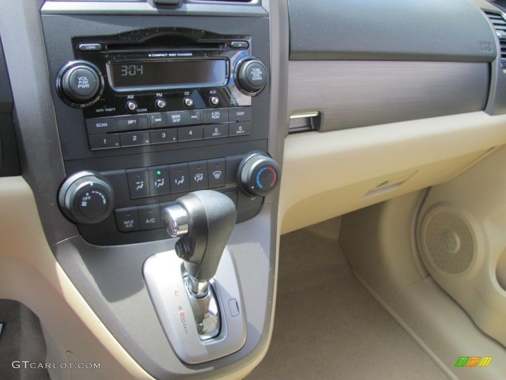 2008 CR-V EX 4WD - Green Tea Metallic / Ivory photo #11