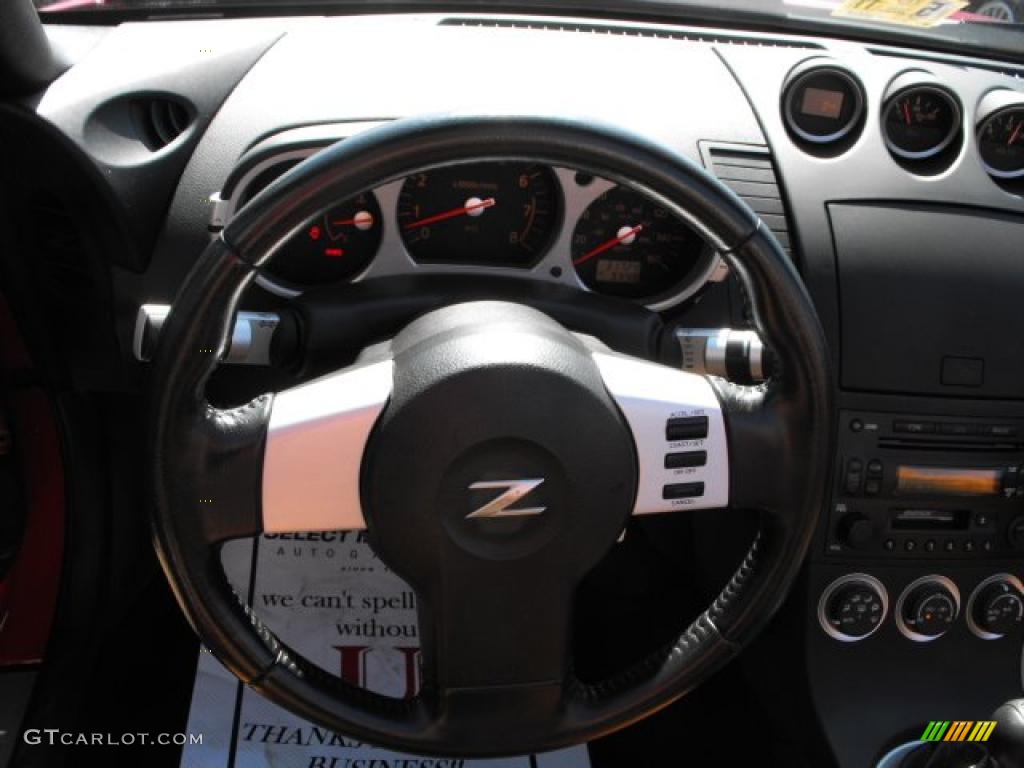 2004 350Z Touring Roadster - Redline / Burnt Orange photo #17