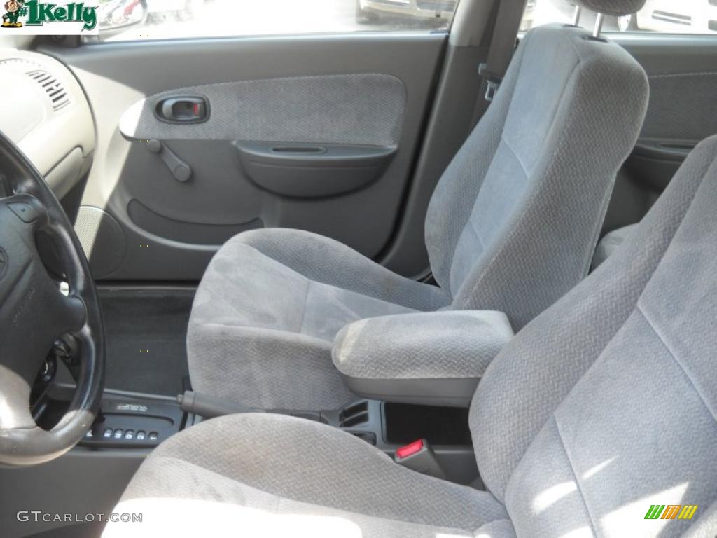 2002 Spectra GS Sedan - Black / Gray photo #9