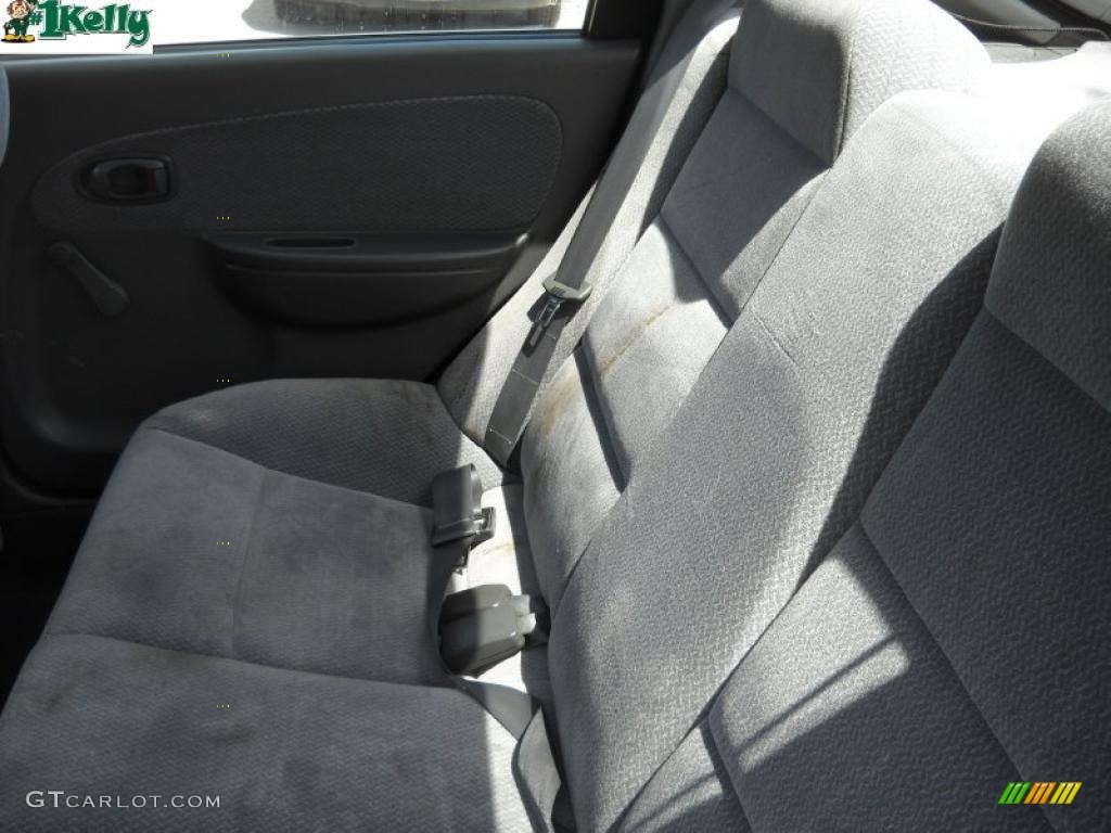 2002 Spectra GS Sedan - Black / Gray photo #13