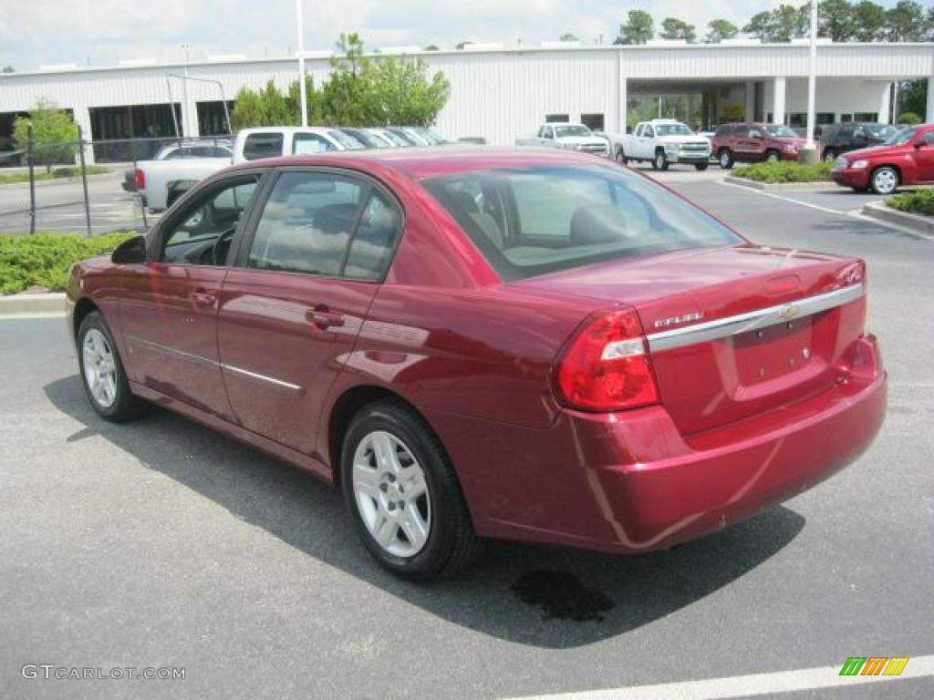 2006 Malibu LT V6 Sedan - Sport Red Metallic / Ebony Black photo #25