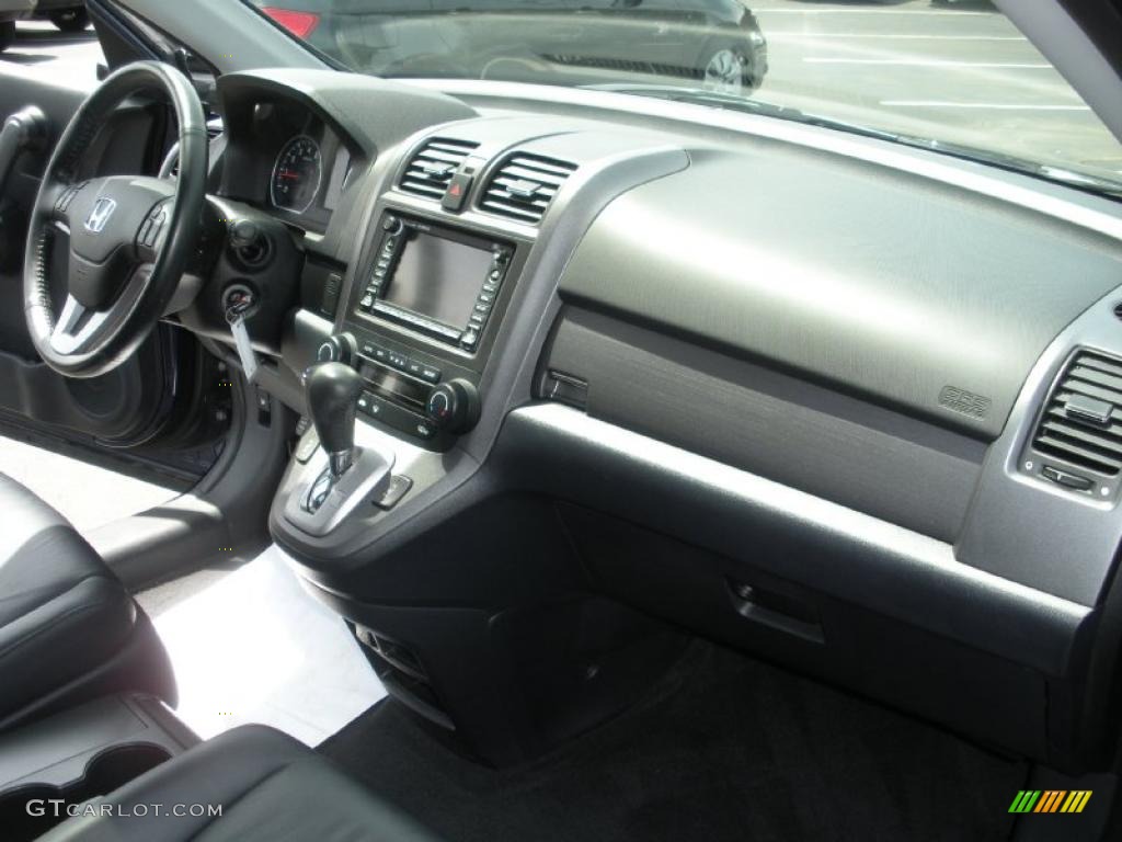 2008 CR-V EX-L 4WD - Royal Blue Pearl / Black photo #17