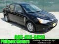 2008 Black Ford Focus SE Sedan  photo #1