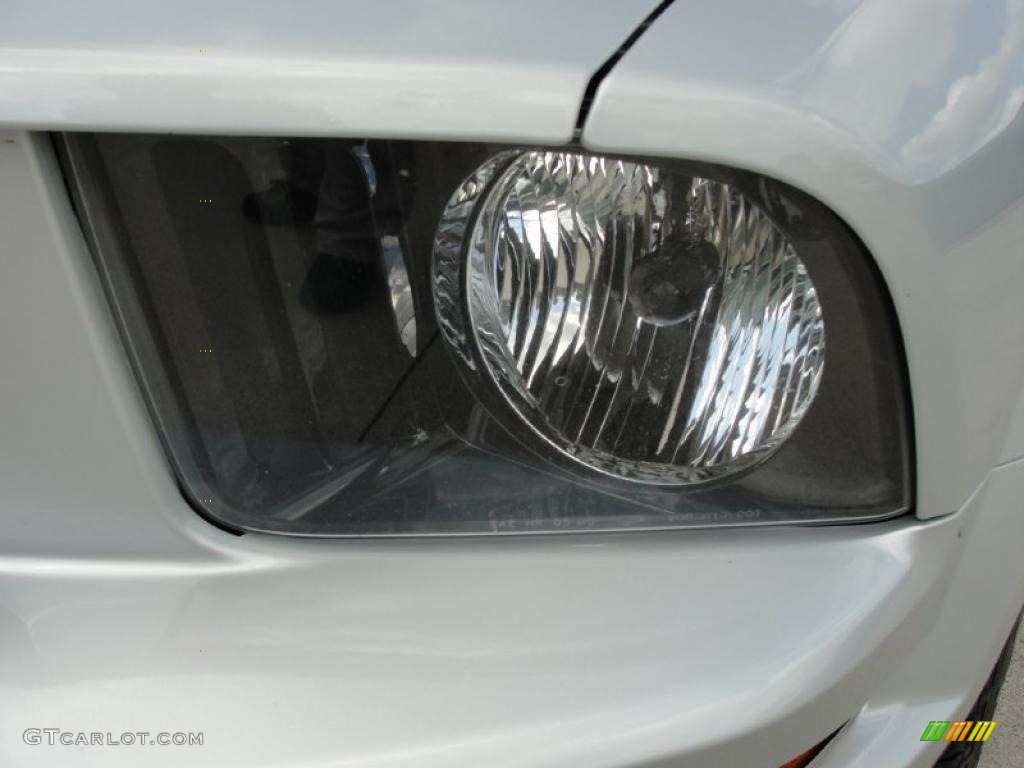 2005 Mustang V6 Premium Coupe - Satin Silver Metallic / Light Graphite photo #10