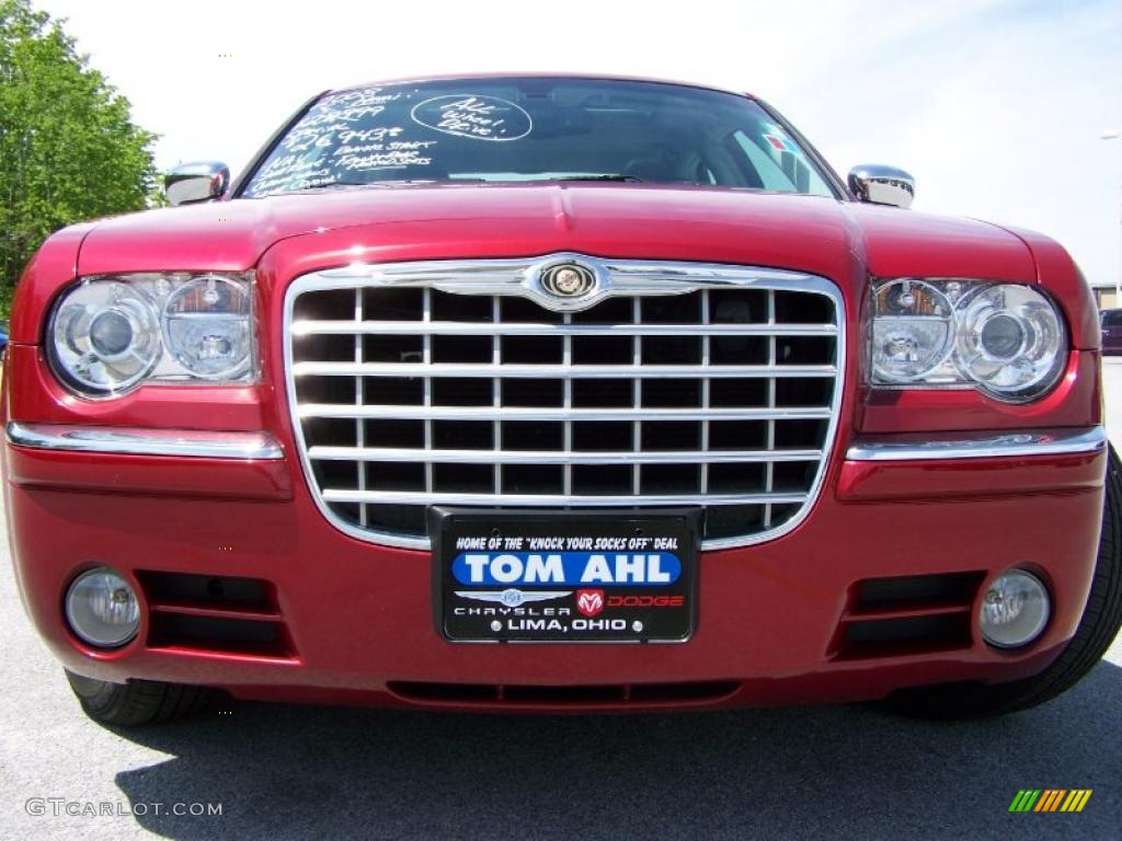 2008 300 C HEMI AWD - Inferno Red Crystal Pearl / Dark Slate Gray photo #3