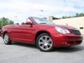 2008 Inferno Red Crystal Pearl Chrysler Sebring Limited Convertible  photo #9