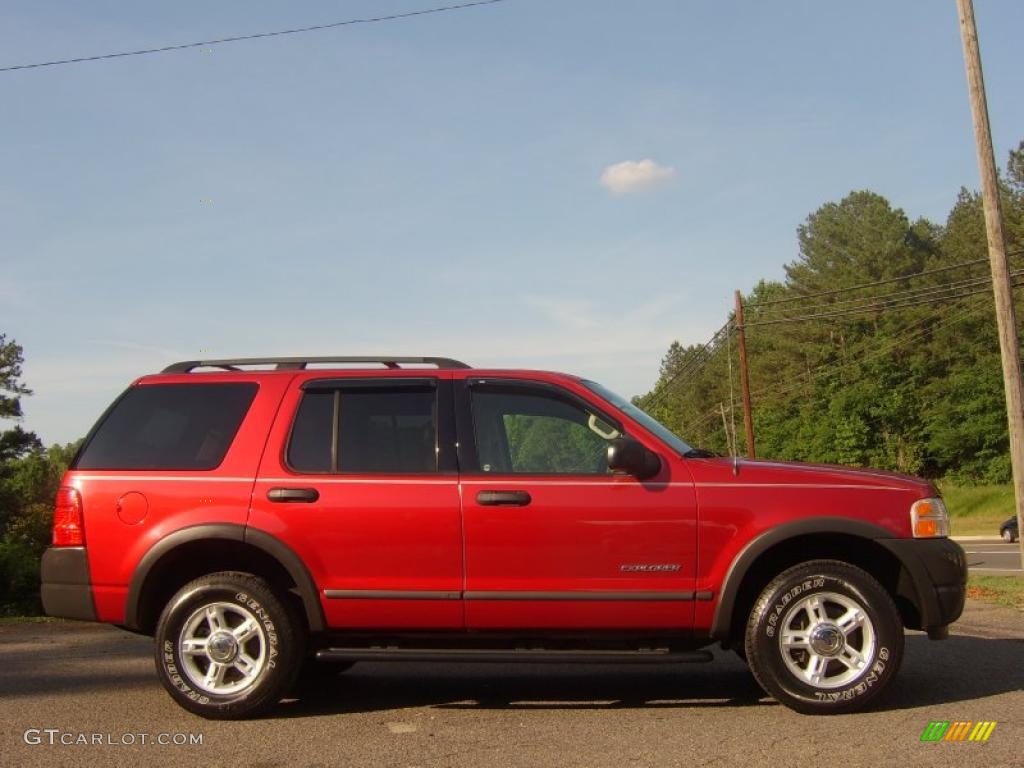 2004 Explorer XLS - Redfire Metallic / Medium Parchment photo #1