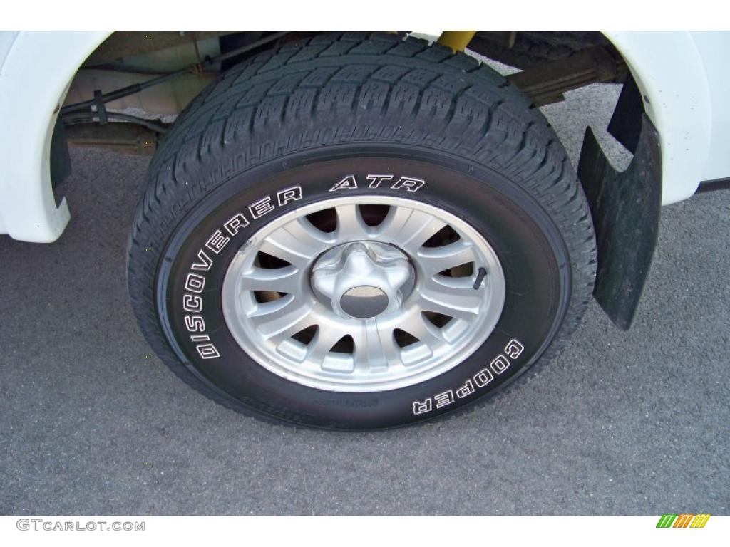 2002 F150 XLT SuperCrew 4x4 - Oxford White / Dark Graphite photo #9