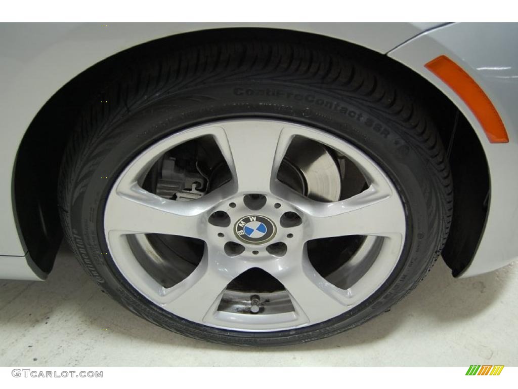 2007 3 Series 328i Coupe - Titanium Silver Metallic / Black photo #3