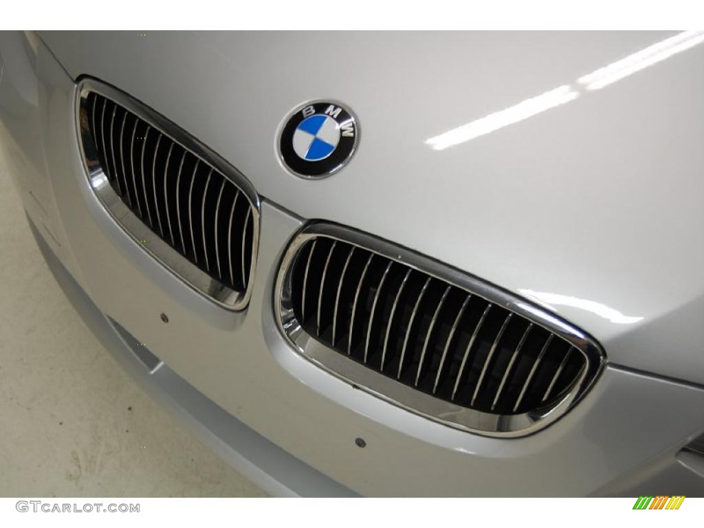 2007 3 Series 328i Coupe - Titanium Silver Metallic / Black photo #13