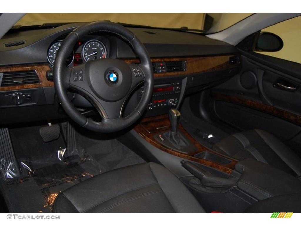 2007 3 Series 328i Coupe - Titanium Silver Metallic / Black photo #17