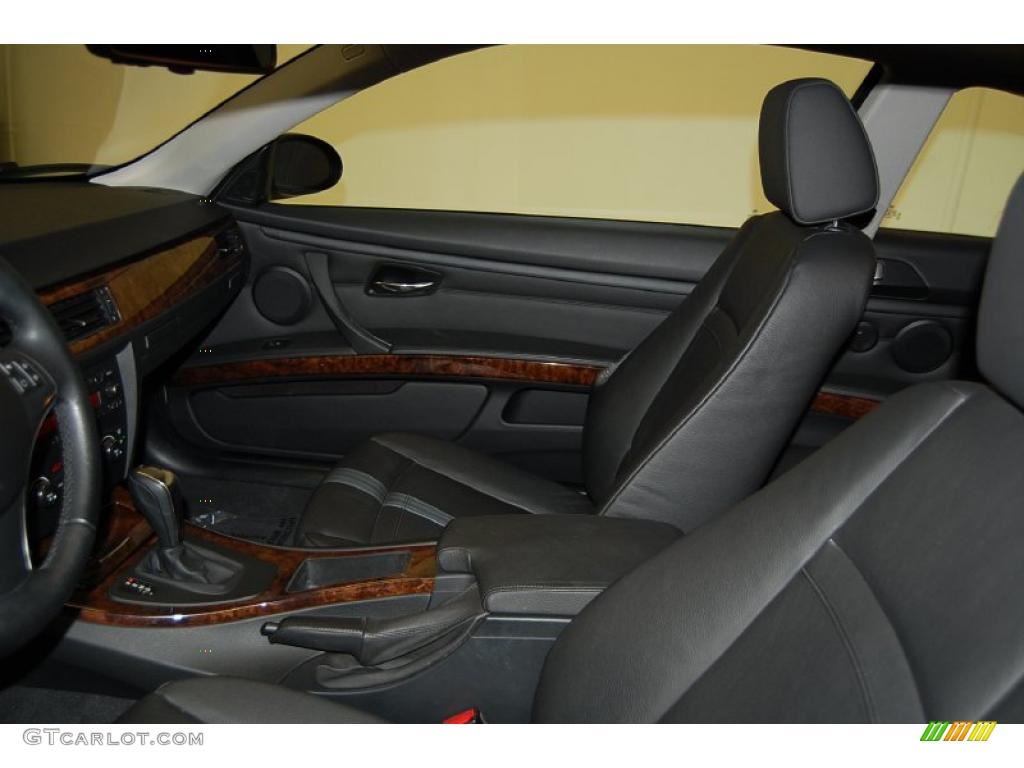 2007 3 Series 328i Coupe - Titanium Silver Metallic / Black photo #18