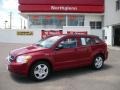 2009 Inferno Red Crystal Pearl Dodge Caliber SXT  photo #1