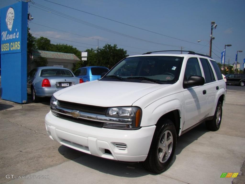 2006 TrailBlazer LS - Summit White / Light Gray photo #4