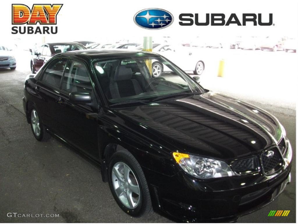 2006 Impreza 2.5i Sedan - Obsidian Black Pearl / Anthracite Black photo #1