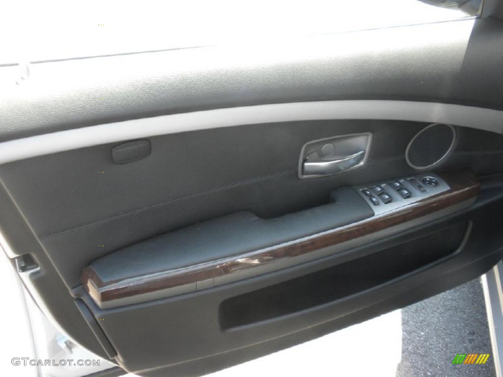 2008 7 Series 750Li Sedan - Titanium Silver Metallic / Black photo #6