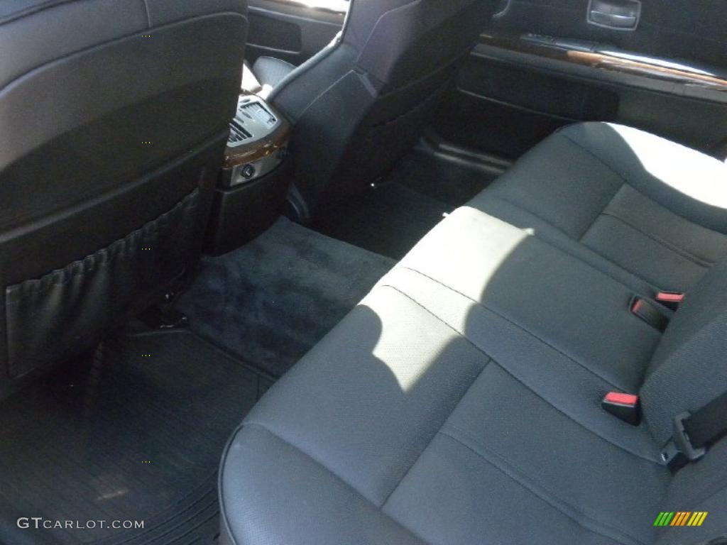 2008 7 Series 750Li Sedan - Titanium Silver Metallic / Black photo #11