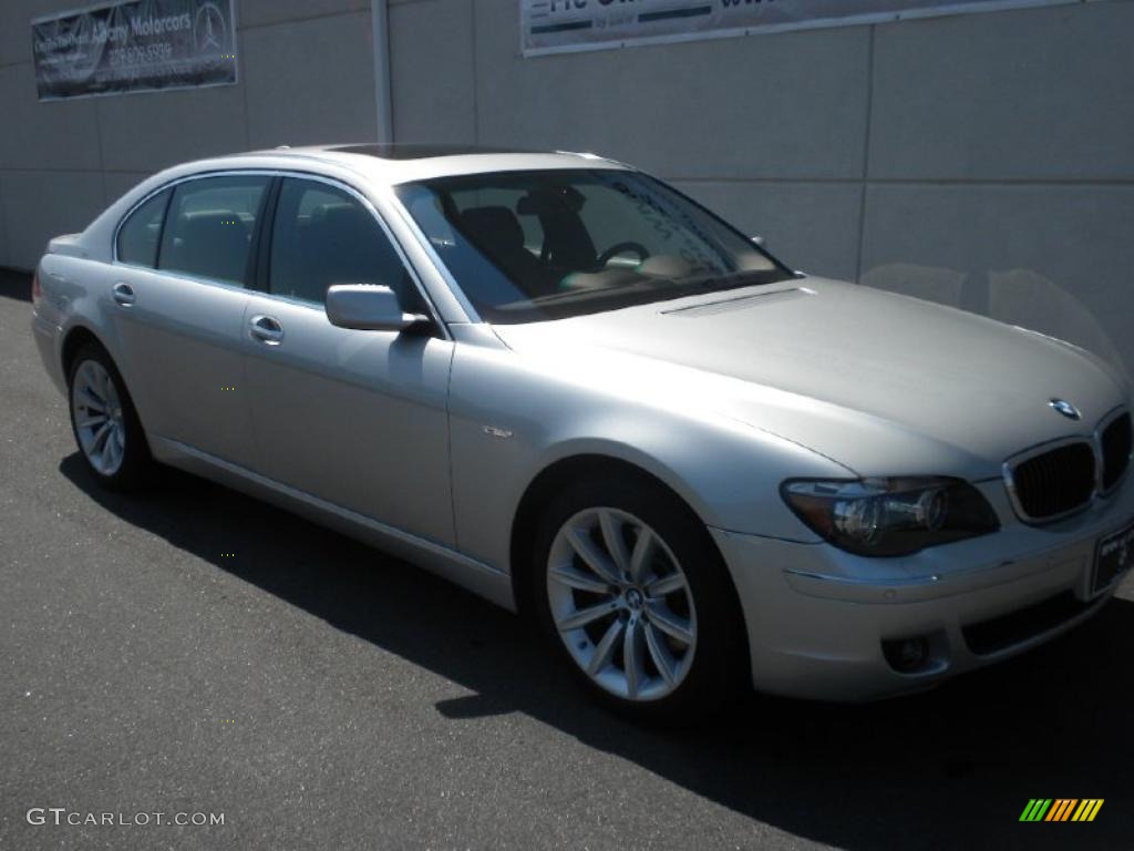 2008 7 Series 750Li Sedan - Titanium Silver Metallic / Black photo #25