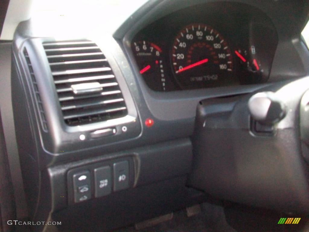 2003 Accord EX V6 Coupe - Satin Silver Metallic / Black photo #13