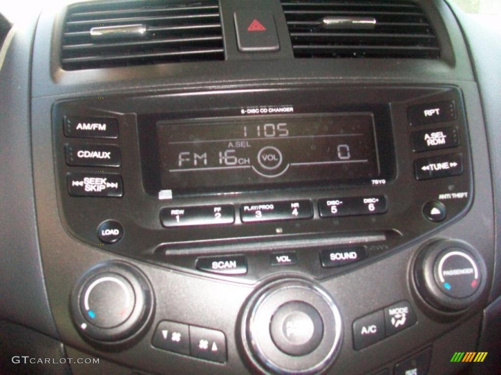 2003 Accord EX V6 Coupe - Satin Silver Metallic / Black photo #22