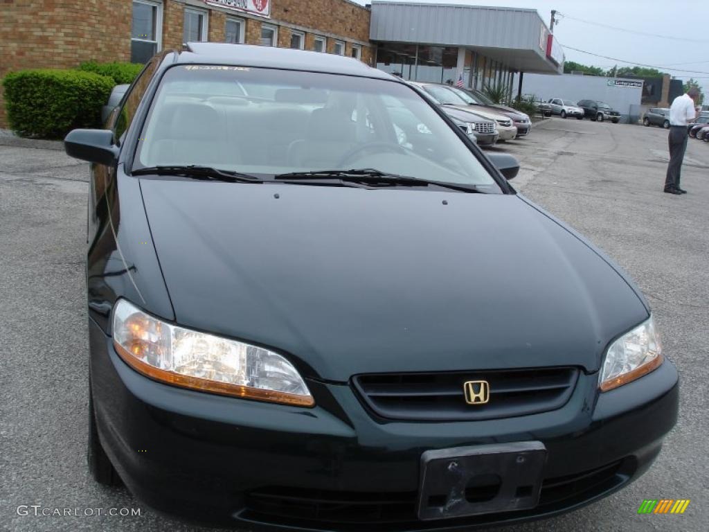 1998 Accord EX V6 Coupe - Dark Emerald Pearl / Ivory photo #3