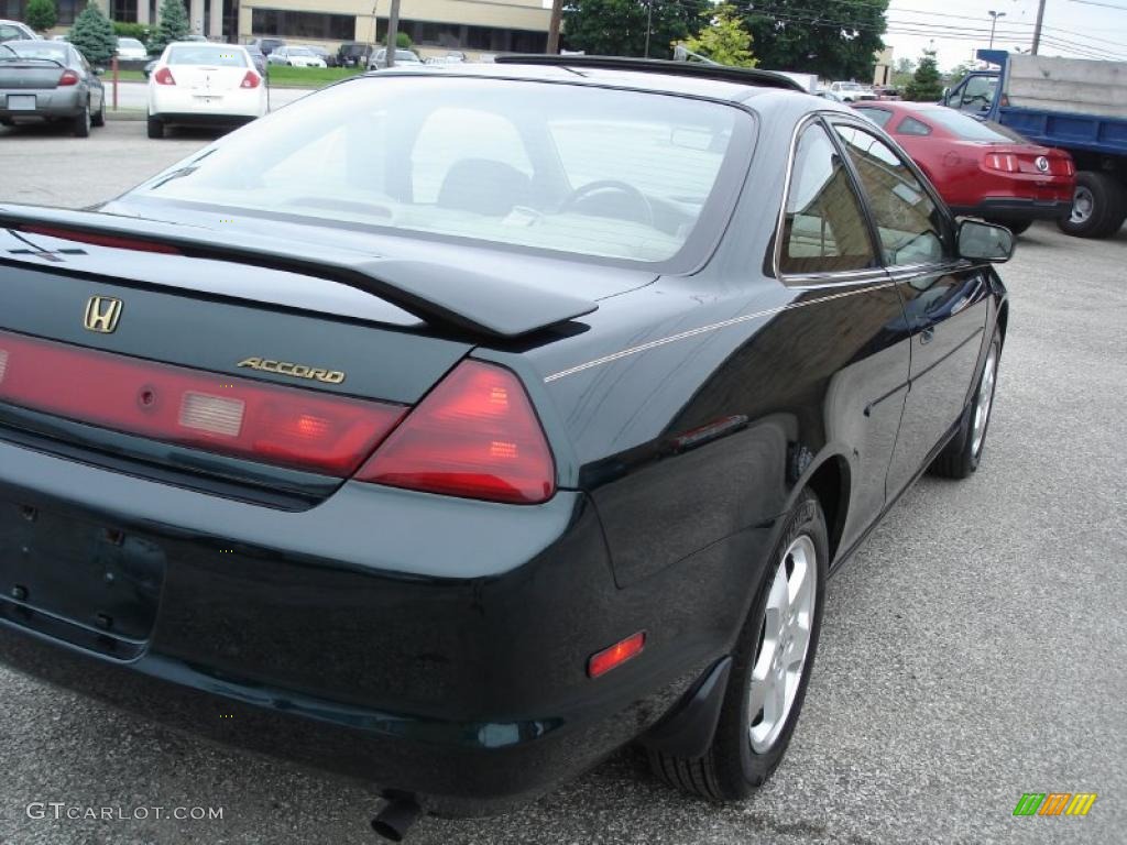 1998 Accord EX V6 Coupe - Dark Emerald Pearl / Ivory photo #5