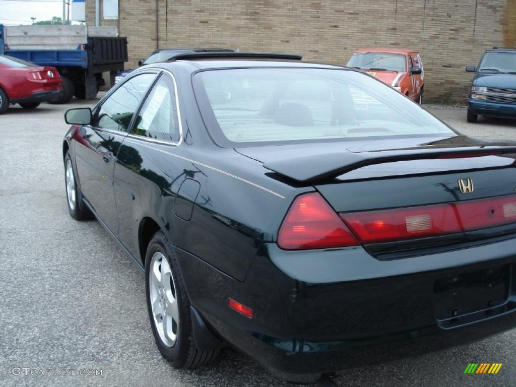 1998 Accord EX V6 Coupe - Dark Emerald Pearl / Ivory photo #6