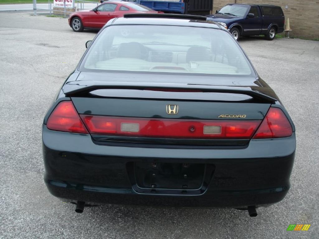 1998 Accord EX V6 Coupe - Dark Emerald Pearl / Ivory photo #7
