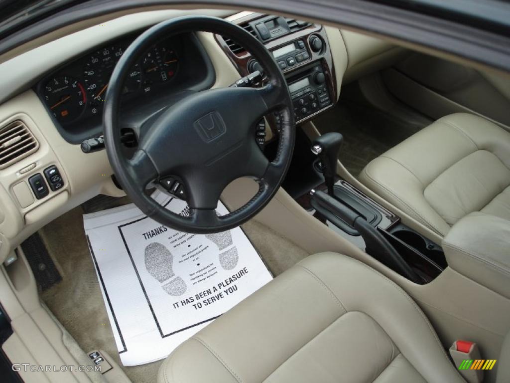 1998 Accord EX V6 Coupe - Dark Emerald Pearl / Ivory photo #8