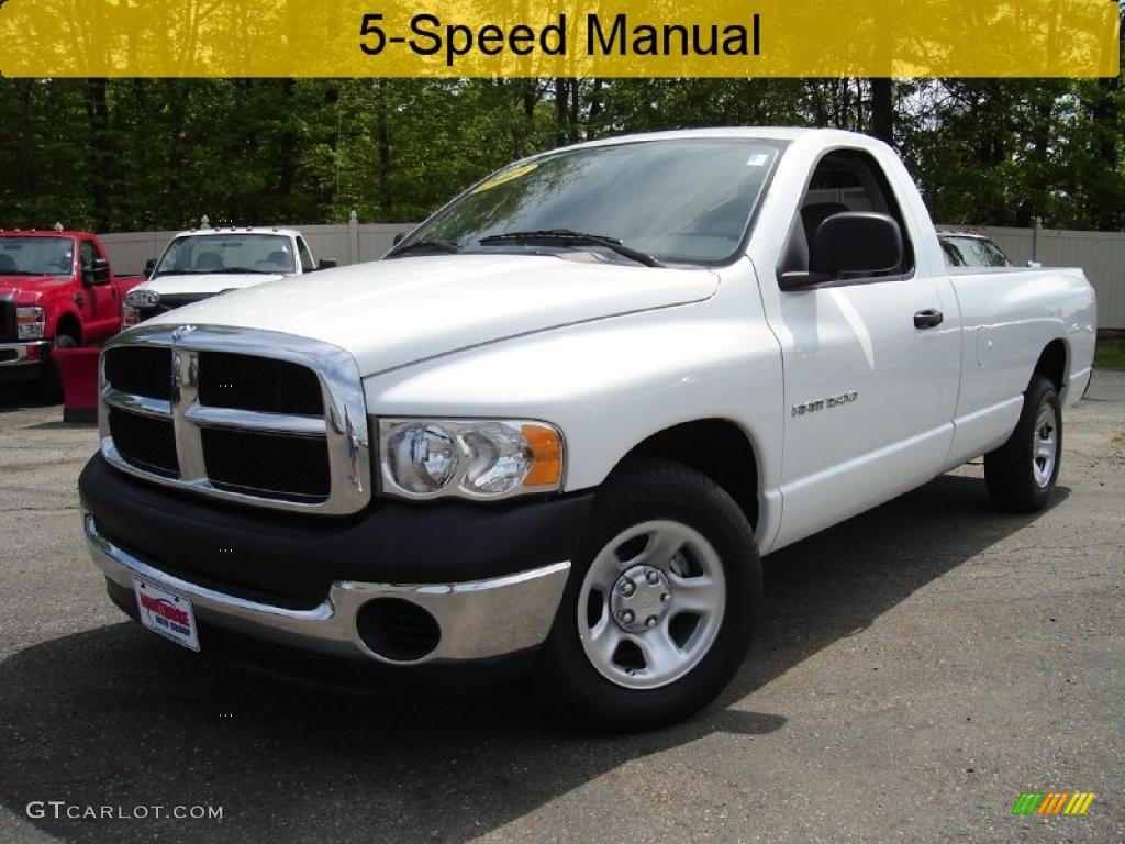 Bright White Dodge Ram 1500