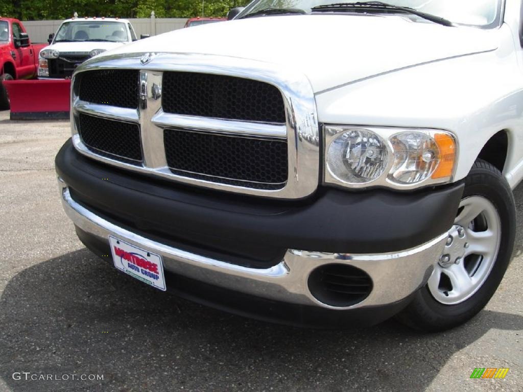 2003 Ram 1500 ST Regular Cab - Bright White / Taupe photo #9