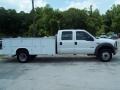 2005 Oxford White Ford F550 Super Duty XL Crew Cab Chassis Utility  photo #4