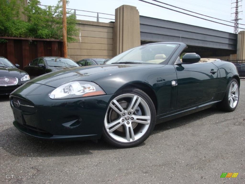 British Racing Green Jaguar XK