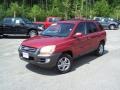 2005 Volcanic Red Kia Sportage EX  photo #1