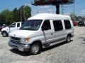 Oxford White 2002 Ford E Series Van E150 Passenger Conversion