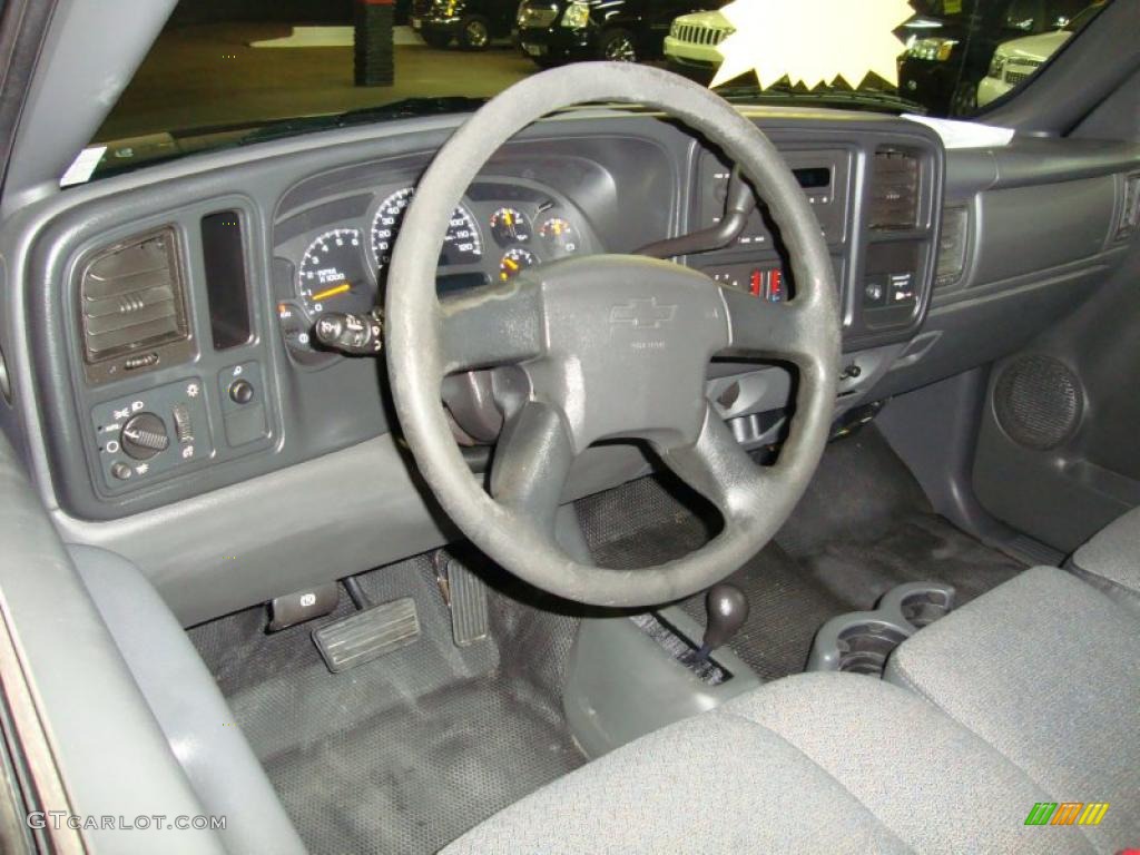 2003 Silverado 2500HD LS Regular Cab 4x4 - Dark Green Metallic / Dark Charcoal photo #12