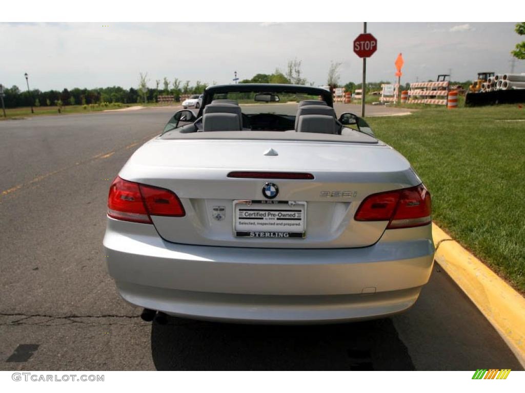 2007 3 Series 328i Convertible - Titanium Silver Metallic / Grey photo #5