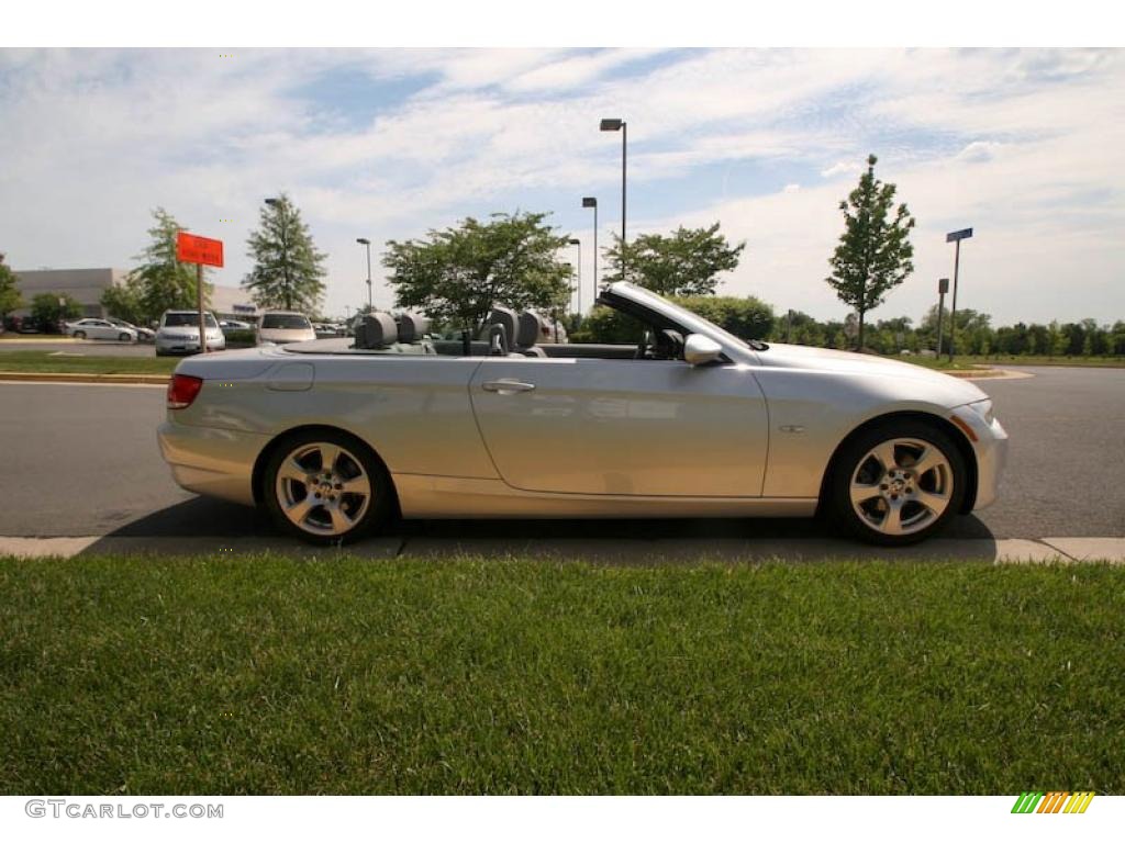 2007 3 Series 328i Convertible - Titanium Silver Metallic / Grey photo #7