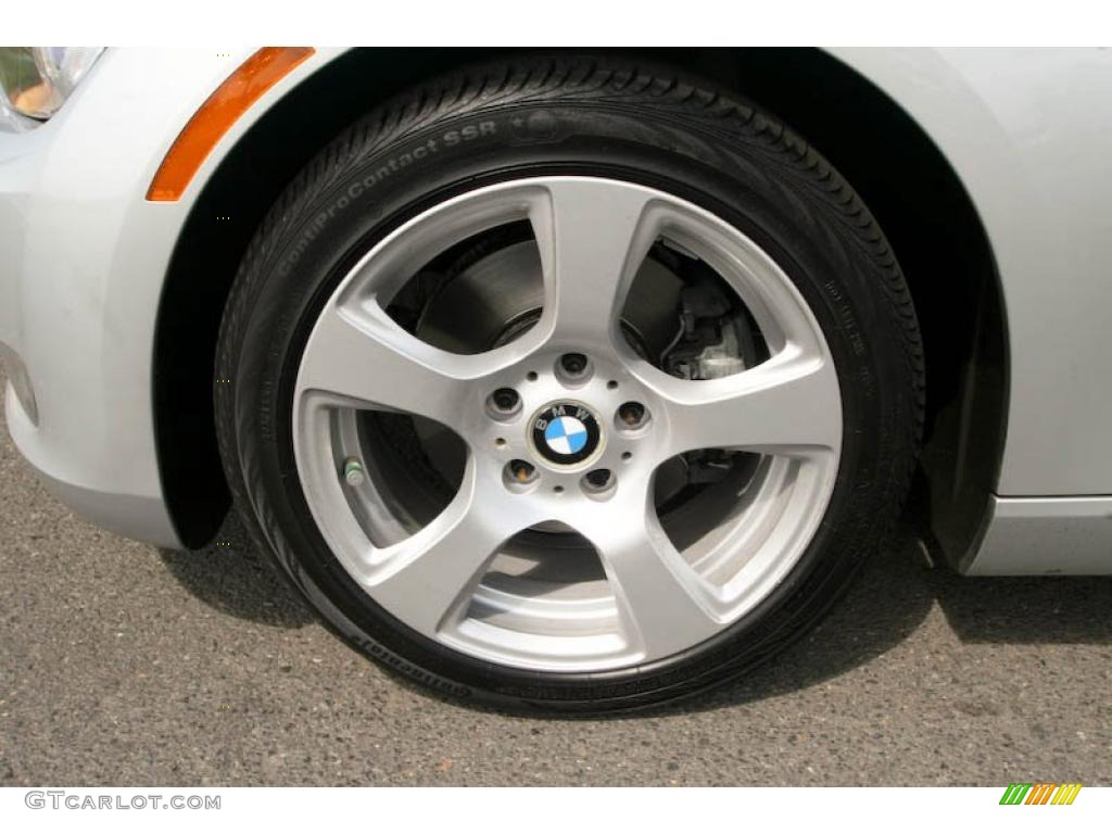 2007 3 Series 328i Convertible - Titanium Silver Metallic / Grey photo #17