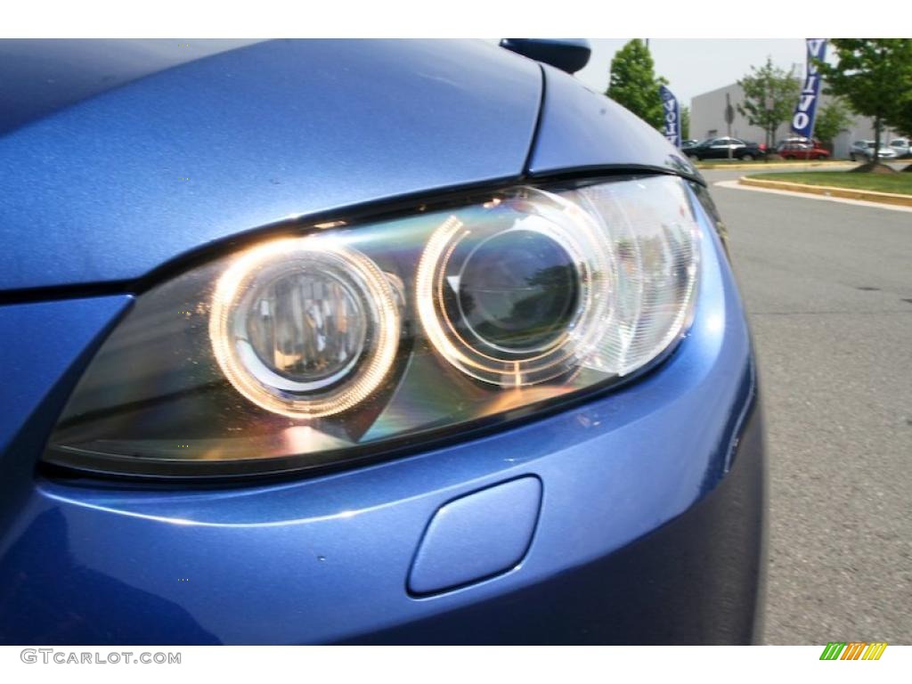 2007 3 Series 328i Coupe - Montego Blue Metallic / Cream Beige photo #19