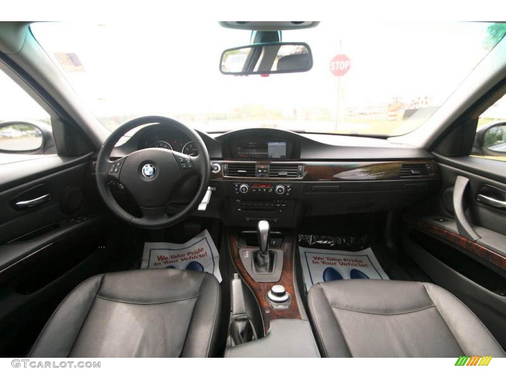2007 3 Series 328xi Sedan - Titanium Silver Metallic / Black photo #12