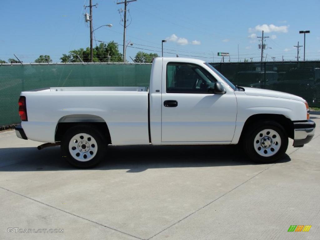 2005 Silverado 1500 Regular Cab - Summit White / Dark Charcoal photo #2
