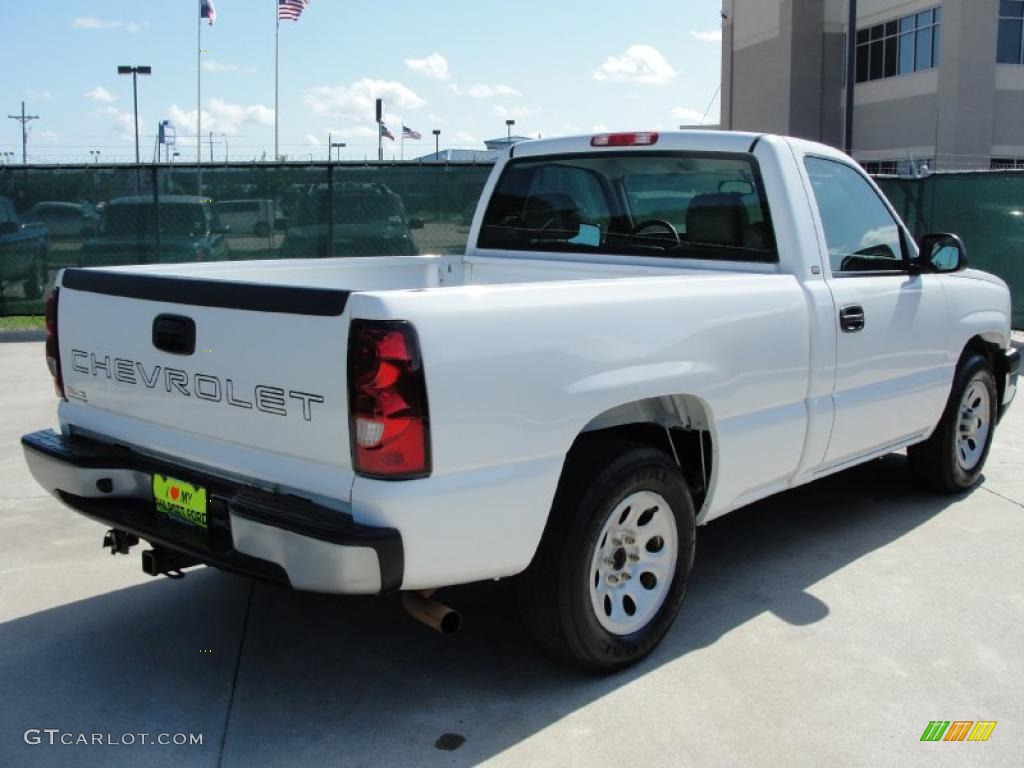 2005 Silverado 1500 Regular Cab - Summit White / Dark Charcoal photo #3