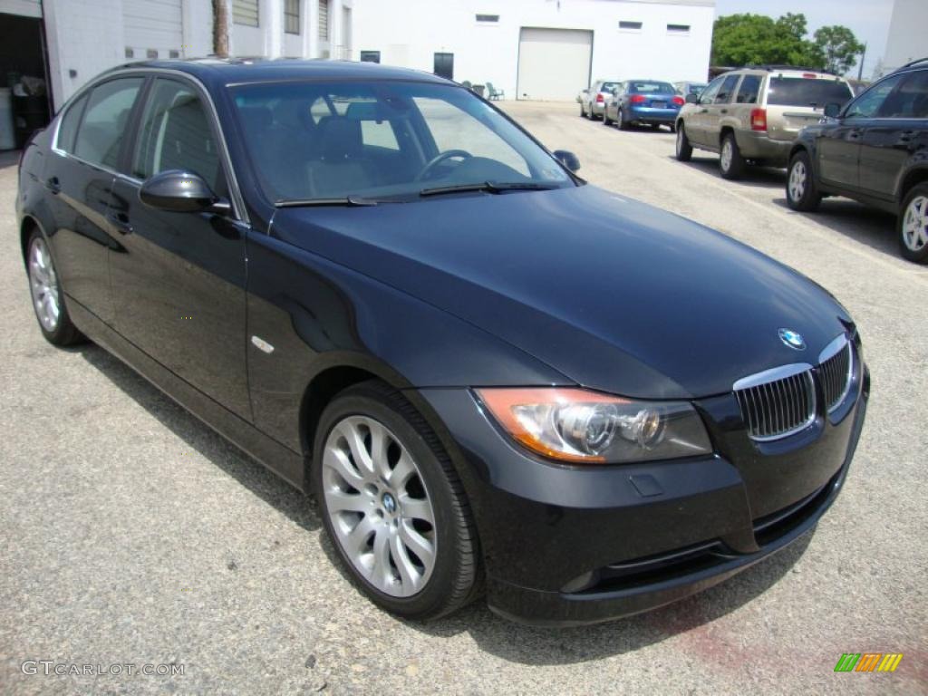 2006 3 Series 330xi Sedan - Jet Black / Black photo #4