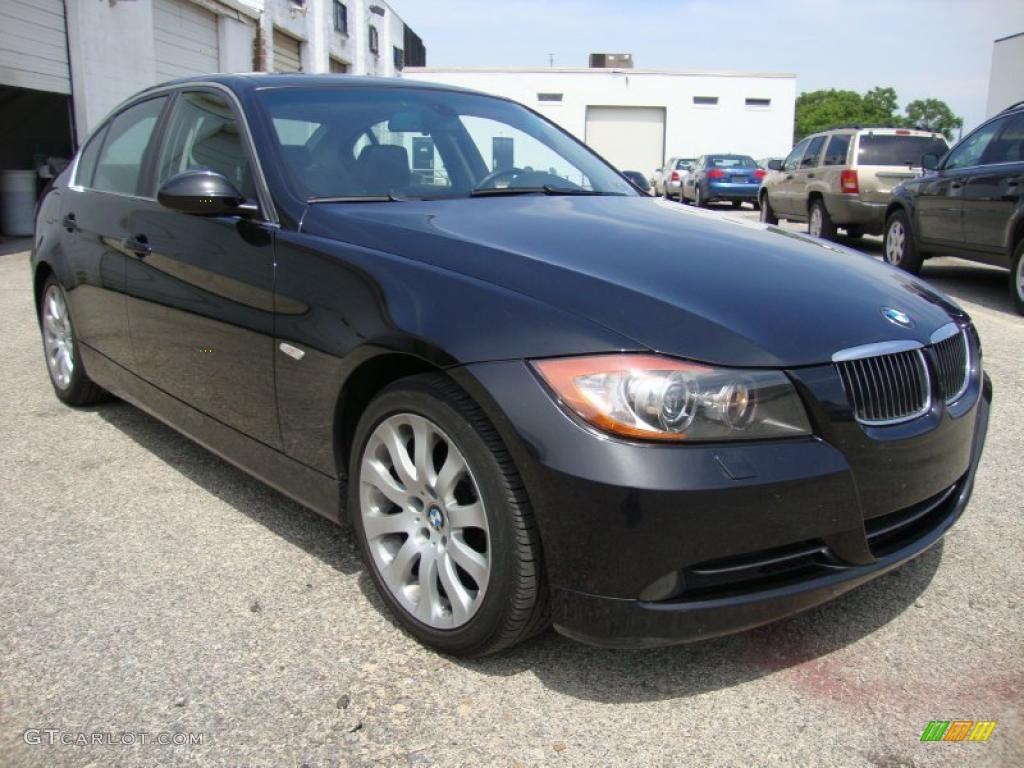 2006 3 Series 330xi Sedan - Jet Black / Black photo #5