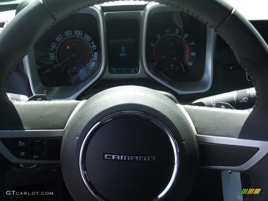 2010 Camaro SS/RS Coupe - Cyber Gray Metallic / Black photo #16