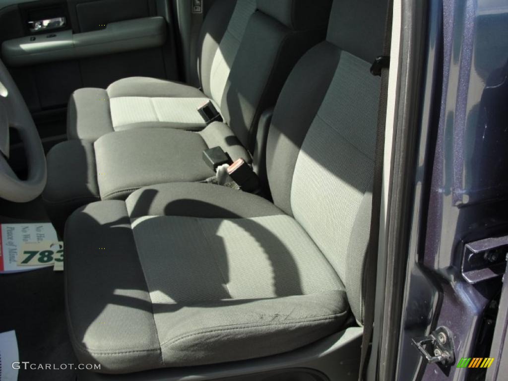 2004 F150 XLT SuperCrew - Medium Wedgewood Blue Metallic / Dark Flint photo #38