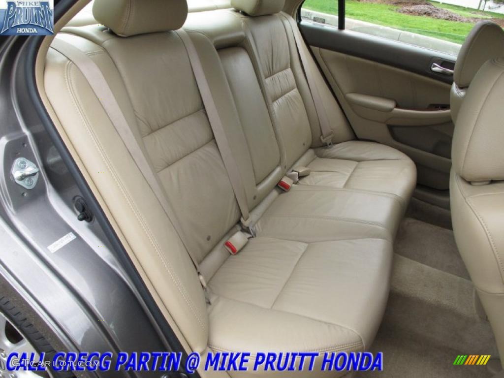 2007 Accord EX-L V6 Sedan - Carbon Bronze Pearl / Ivory photo #14