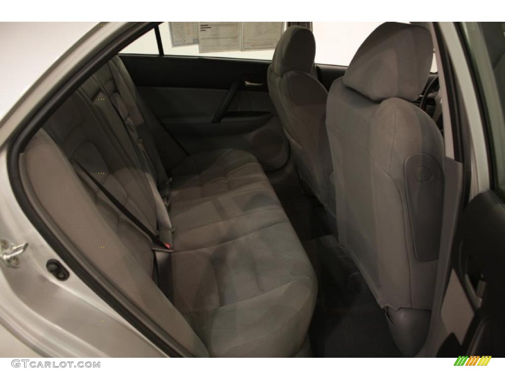 2007 MAZDA6 i Sport Sedan - Glacier Silver Metallic / Gray photo #18