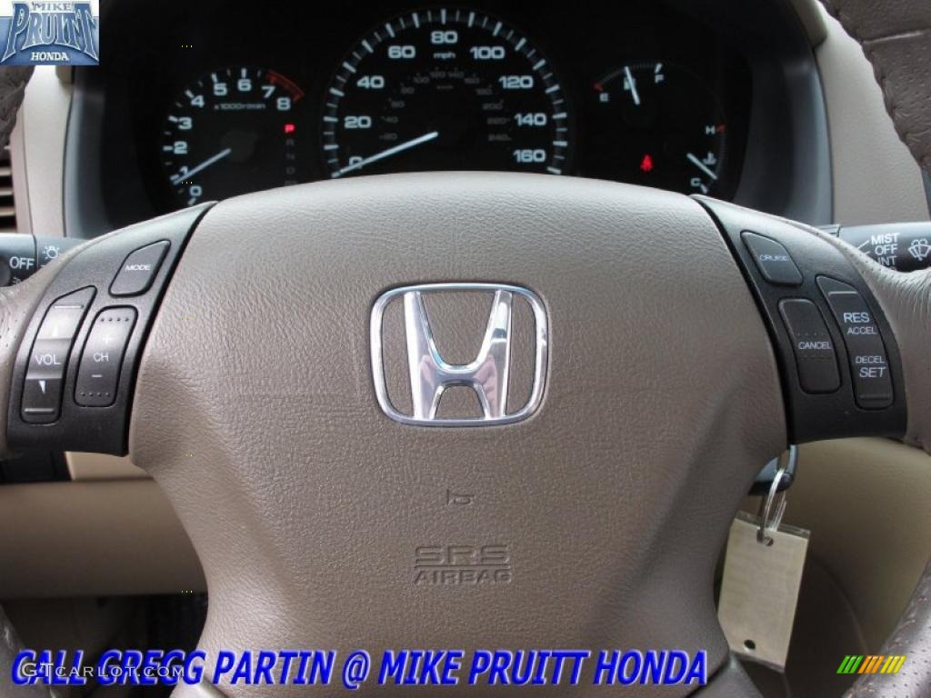 2007 Accord EX-L V6 Sedan - Carbon Bronze Pearl / Ivory photo #18